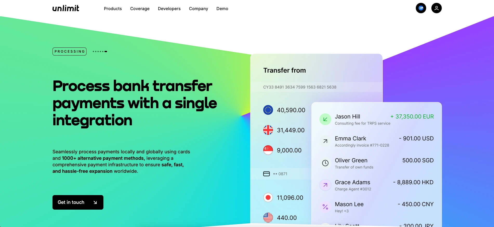 Unlimit Payment Processing